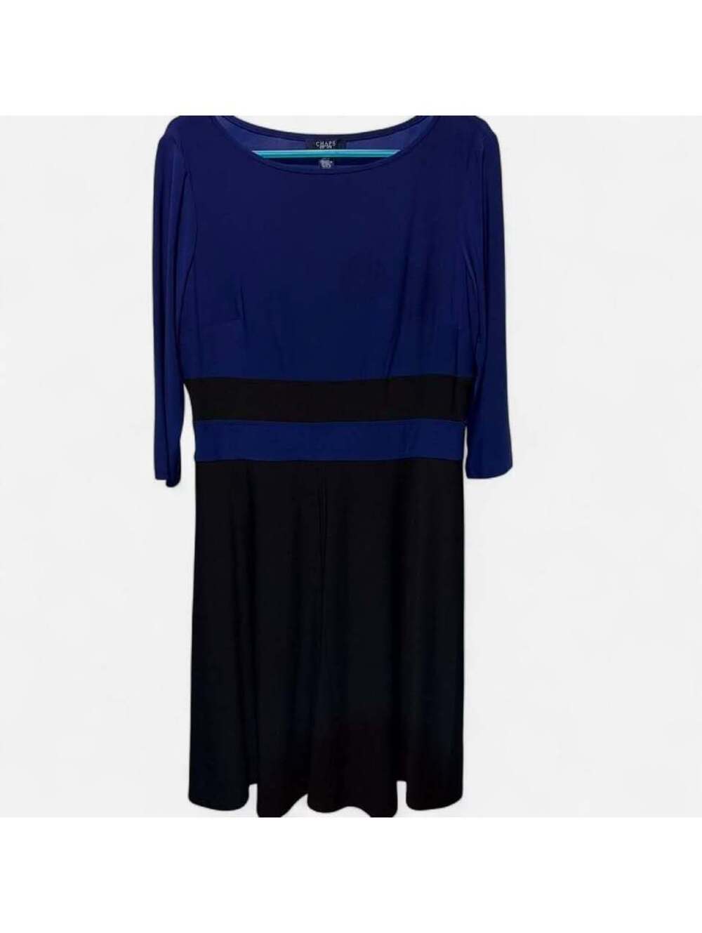 Chaps Women's Blue and Navy Dress